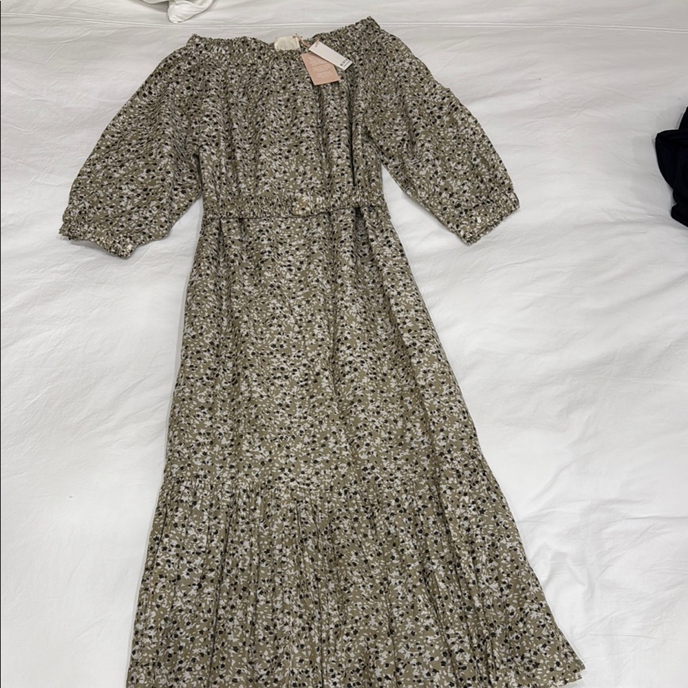 Floral Off-Shoulder Dress